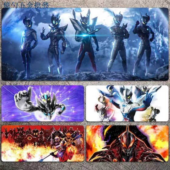 Envio em 24 horas = Tapete de mesa de estudo Siro Ultraman Mouse Pad Oversized Diga Desk Zeta Personalizado Estudante Le