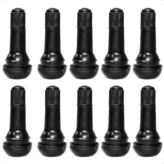 Kit 10 Bicos Válvula Pneus Sem Câmara de Moto TR413 Aro 14 a 33