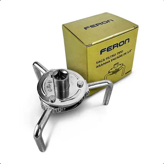 Saca Extrator Filtro De Óleo Universal 3 Garras Tipo Aranha Aço Carbono Alta Resistência