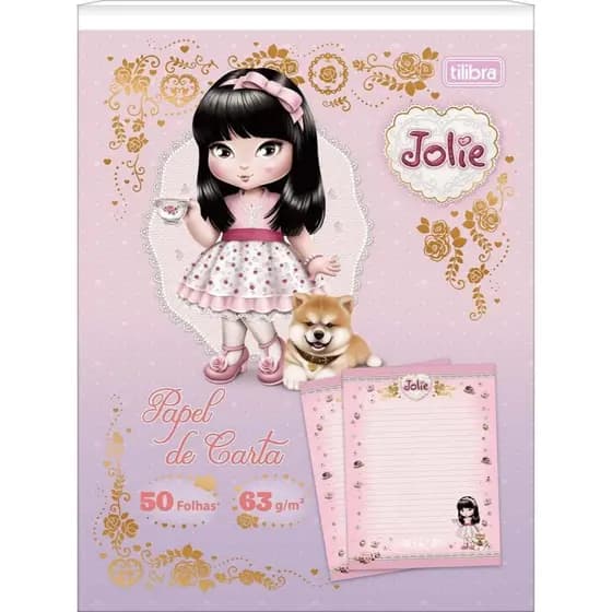 Papel de Carta Jolie TILIBRA - 50 Folhas