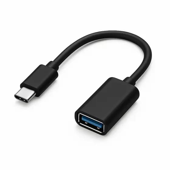 Cabo OTG Tipo C Adaptador USB para Celular Tablet Notebook Conectar Pen Drive Mouse Teclado HD Externo Original