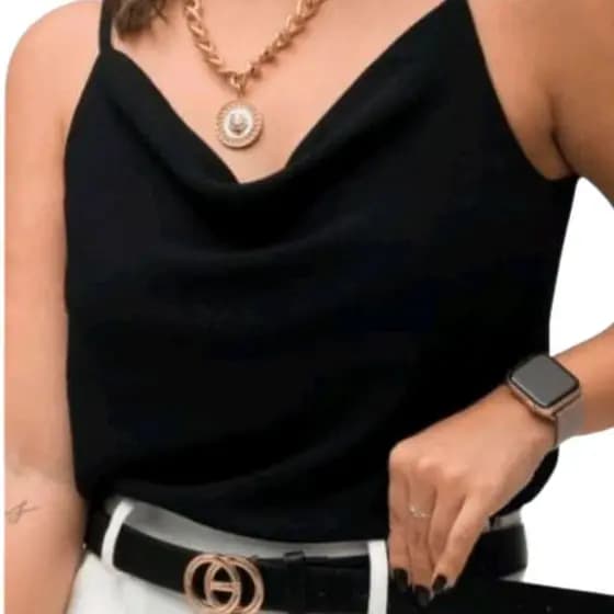 Blusinha Alcinha Fina Regulável Tecido Duna Não Amassa Tamanho P ao GG Não Desbota Blusa Fresquinha Para Verão Cores