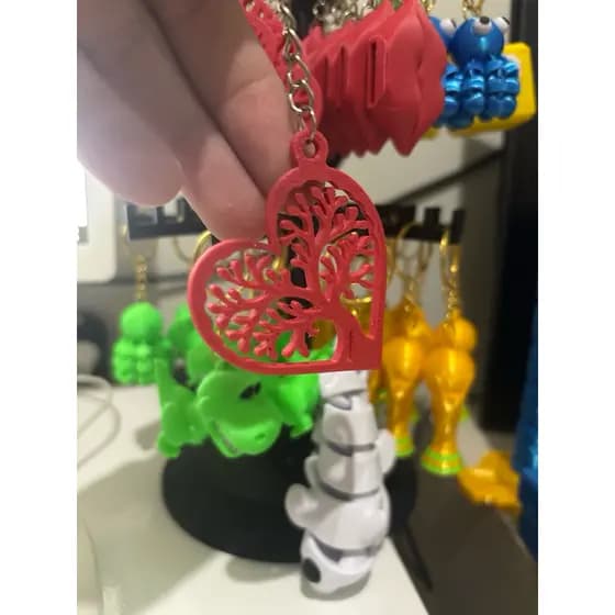 chaveiro de coração