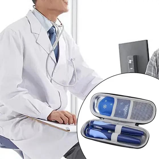 Saco De Resfriamento De Insulina Portátil Bolso Pílula Viagem Carry-on Protetor Refrigerado Drogas Congelamento