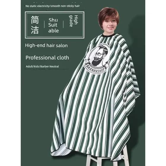 Avental de corte de cabelo antiaderente salão de beleza dedicado corte de cabelo capa Premium loja de cabeleireiro adult
