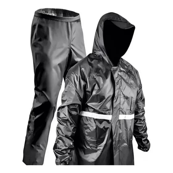 CAPA DE CHUVA PARA MOTOQUEIRO COM FAIXA REFLETIVA