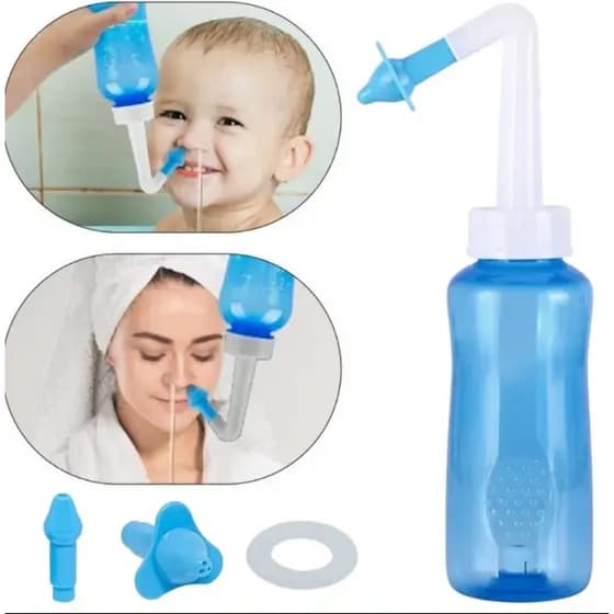 Lavador Nasal Higienizador Lavagem Sinusite Gripe Congestão Nasal Nariz Alergias