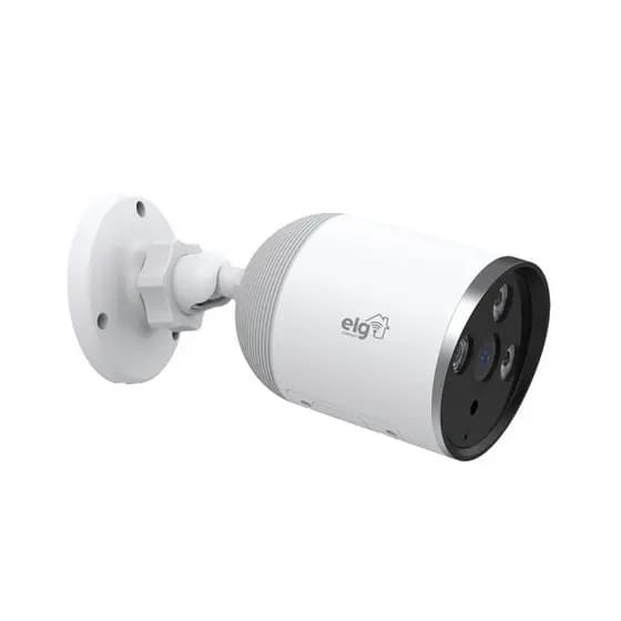 Câmera Full Color Inteligente ELG Wi-fi C/ Modo Privacidade Cor Branco