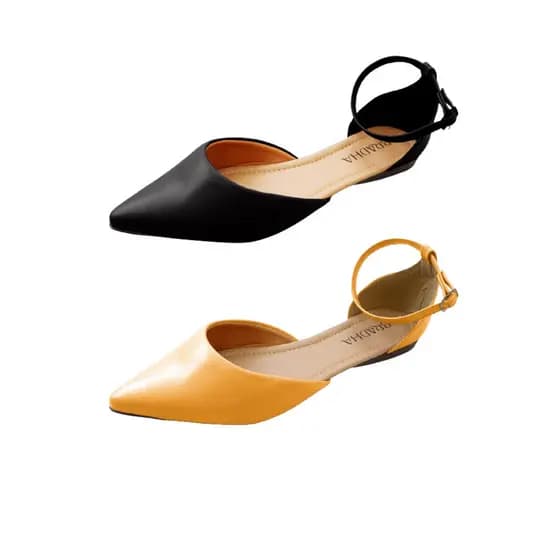 Kit 2 Pares Sapatilha Salomé Promoção Trabalho/Estudo/Passeio (019-0002)