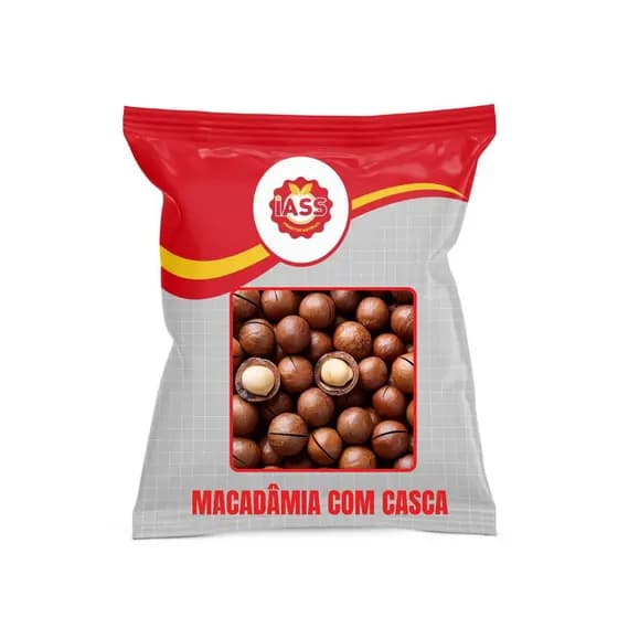 MACADÂMIA COM CASCA 500GR