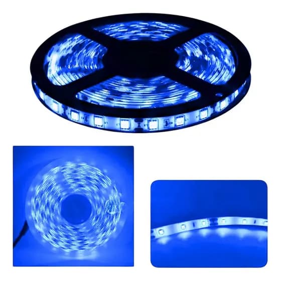 Fita Led Silicone Adesiva 3528 5cm Fita De LED 3528 8W siliconada e adesivada com fita dupla face Decoração TB5021.