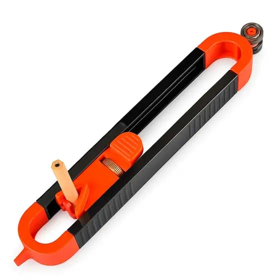 Medidor De Contorno Profissional Para Moldar Rodapés, Canos E Cerâmicas
