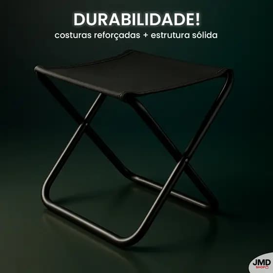 Banqueta Mini Portátil Para Acampamento Mini Banco Dobrável Leve Versatil