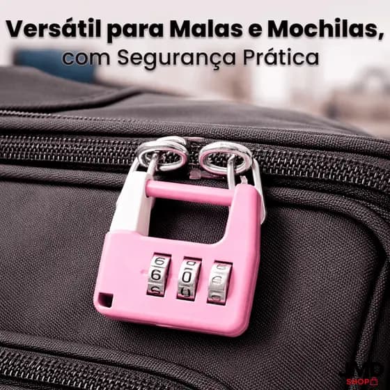 Cadeado de Combinação Simples e Eficiente para Segurança Pessoal