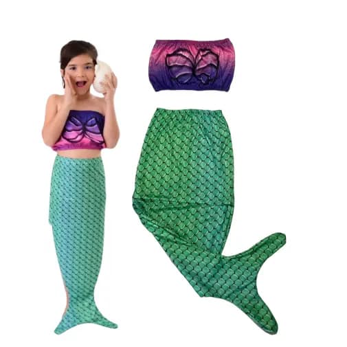 Fantasia Infantil Sereia - Envio Rapido