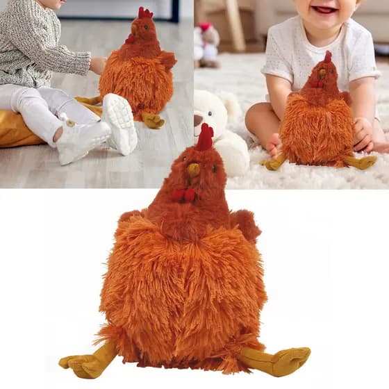1 Pçs Nova Simulação Galinha Pelúcia Galo Boneca Brinquedo Criativo Presente Das Crianças