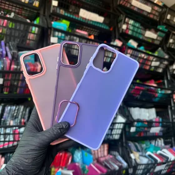 Capa ou Kit Capa Space Acrílico Fosca + Película 3D Para Samsung Galaxy A06 Câmera Aberta