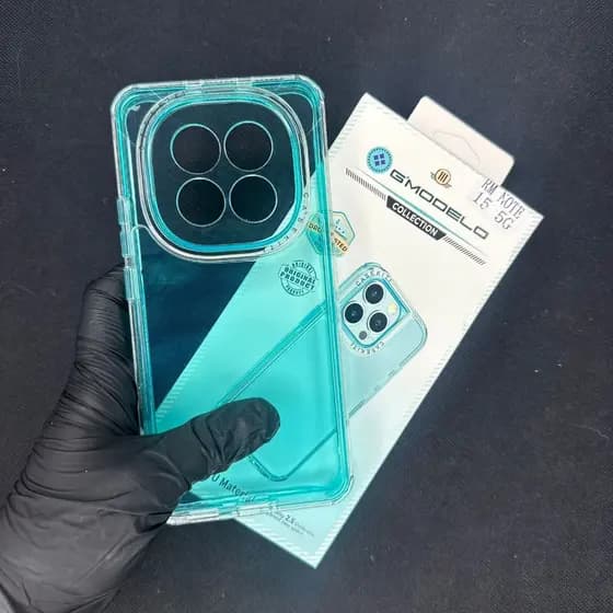 Capa Space 3 Colorida Para Xiaomi Redmi Note 15 5G / Poco M8 Capinha + Pelicula ceramica