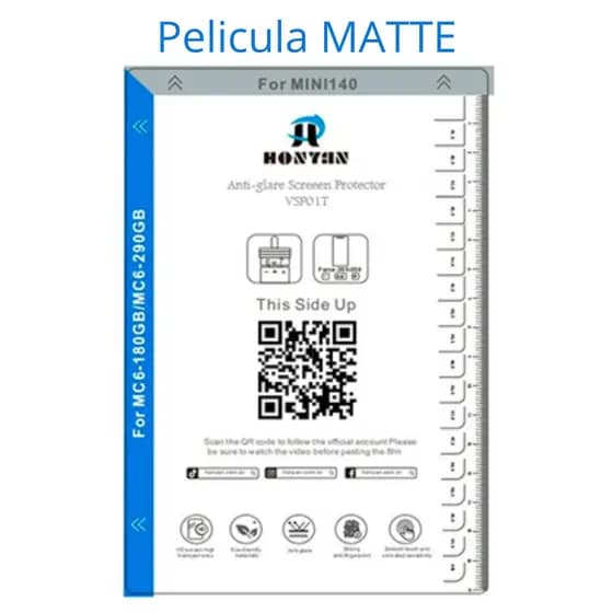 Pacote Pelicula Hidrogel Tpu Matte 50Un Honyan P/máquina Corte