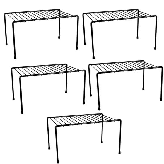 Organizadores Armário Armario Prateleira Aramado 32 Cm Preto