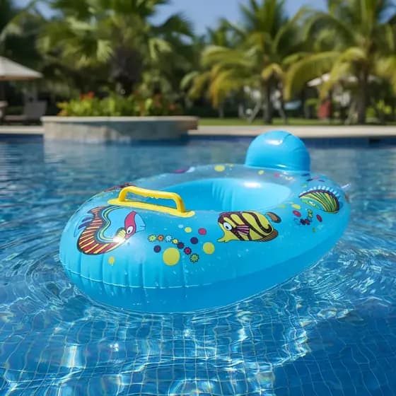 Boia Bote Inflável Infantil Assento Piscina Criança Praia Bebê 30kg