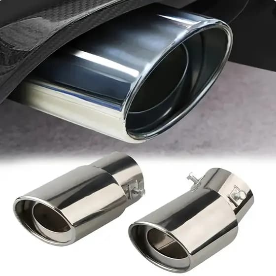 Ponteira Escapamento Aço Inox Saída 3 Polegadas Universal Modelo Direto/Modelo Curvado