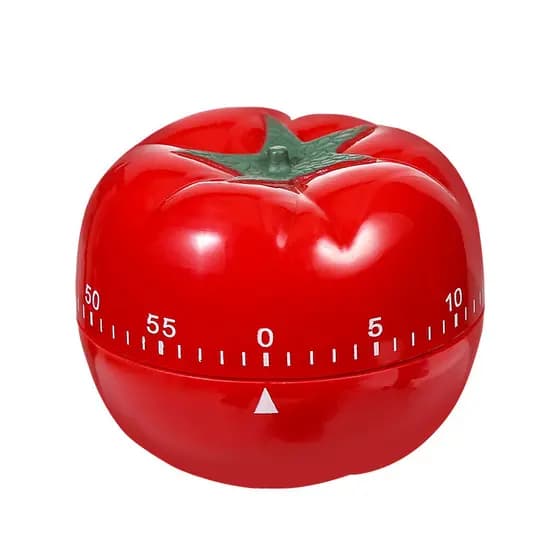 Timer De Cozinha Formato Tomate Cartoon Cronômetro Culinária Vermelho