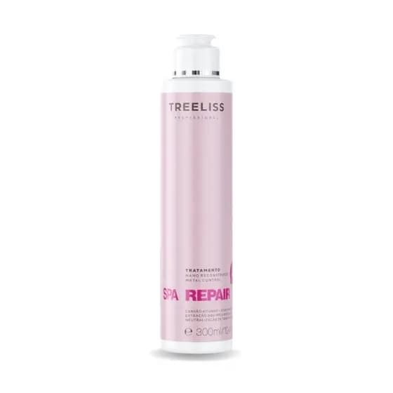 Tratamento Nano Reconstrutor 300ml - Reconstrutor Capilar Tratamento Metal Control Spa e Repair