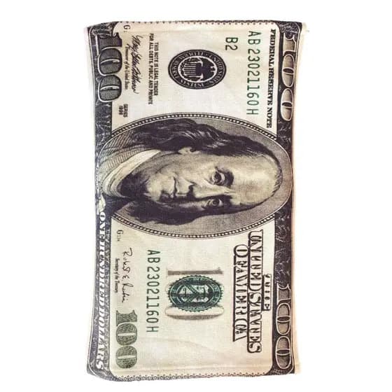 Toalha de Praia/Banho De 100 Dolares