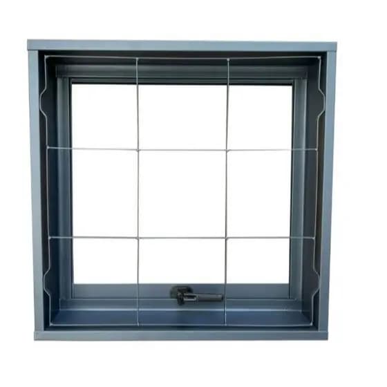 Janela Portinhola Vitro Janela Com Grade Basculante 60x60 - 50x50 Aço