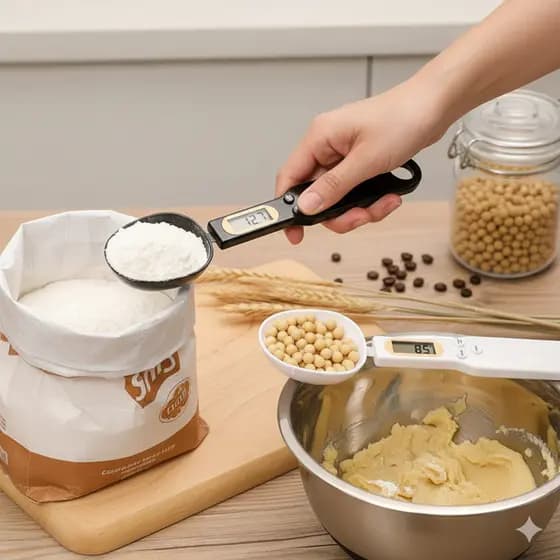 Colher Medidora com Balança Digital de Alta Precisão LCD até 300g Cores Sortidas - Cozinha