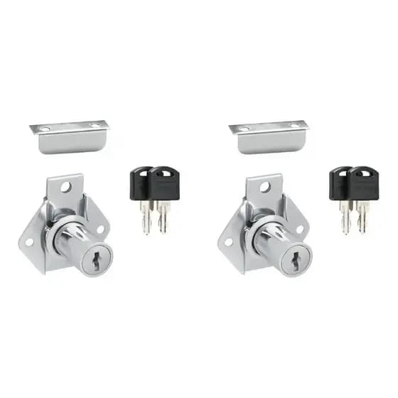 Kit 12 Fechaduras para Gaveta 22mm/31mm com Batente Renna