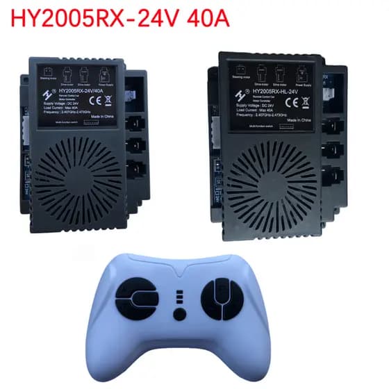 HY2005RX 24V 40A Receptor de controle remoto de carro de alta potência 2.4G Controlador de carro elétrico para crianças