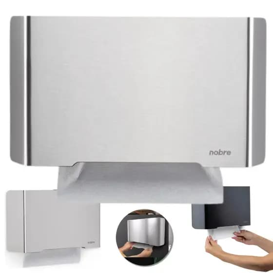 Dispenser Porta Papel Toalha Interfolhas Toalheiro Inox Luxo