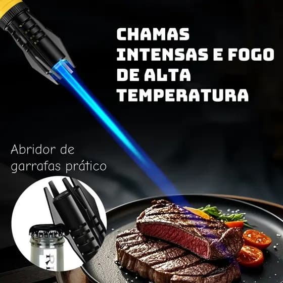Acesso Multifuncional à Prova de Vento com Abridor de Garrafas (sem gás)