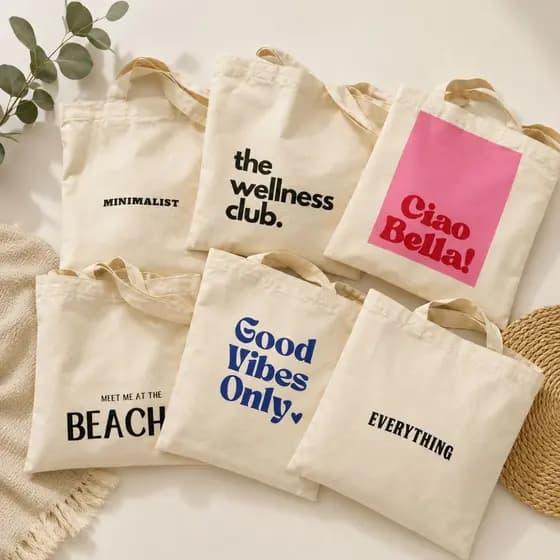 Ecobag Sacola em Sarja Algodão Cru - Diversas Estampas