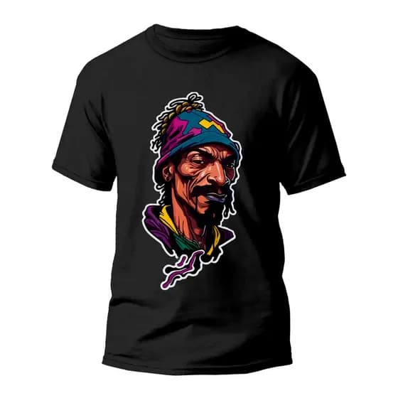 Camiseta Premium Algodão Estampada Especial Snoop Dog REF1202