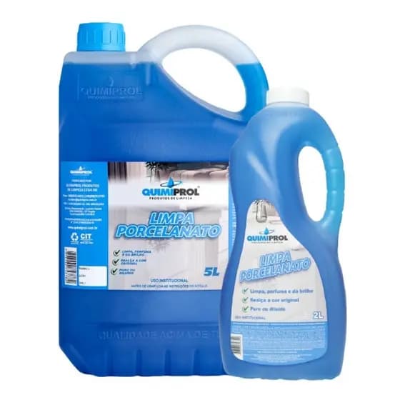 Limpa Porcelanato Quimiprol Limpeza Profunda, Brilho e Proteção para Seu Porcelanato