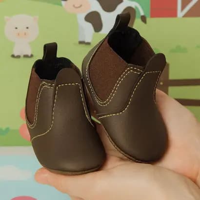 Bota Country Jequinha Para bebê 0 A 12 Meses Confortável Lançamento