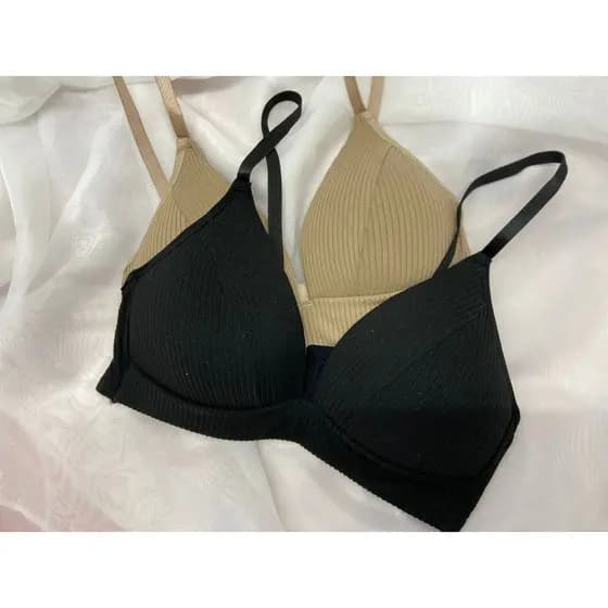 Top Sutiã Sem Aro Bojo Canelado Soft Conforto Molinho Macio Sustentação Fitness