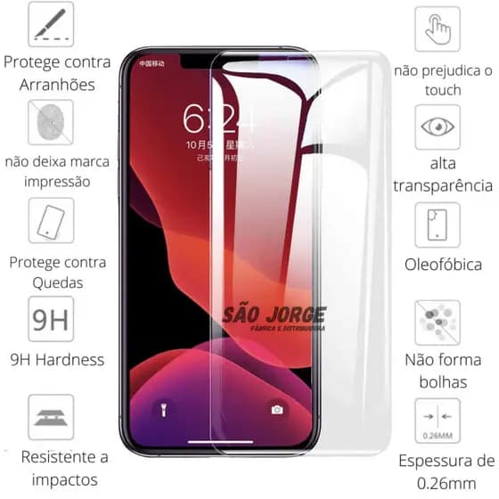 Kit 3x Película Para Xiaomi de Hidrogel HD Poco 9 Lite F6 X6 X5 F5 Redmi Note 11 12 13 Pro Plu