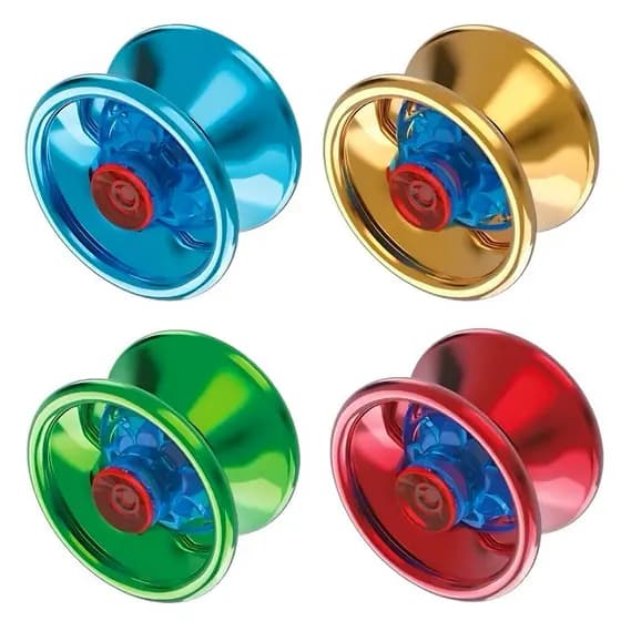 yoyo ioio de metal com rolamento profissional responsivo - io io brinquedo aluminio super speed