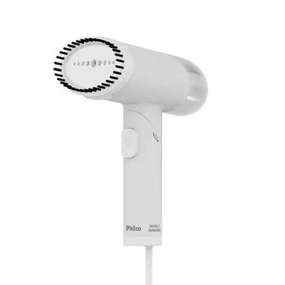 Passadeira a Vapor Dobrável Philco PVP06A 1250W Reservatório 150ML com Escova Branco Bivolt