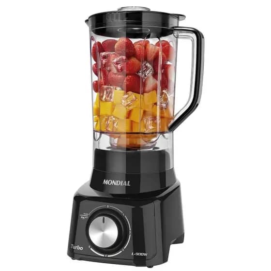 Liquidificador Mondial Turbo L-900 Fb Liquidificador-127v-preto
