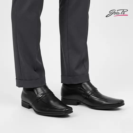 Sapato Social Masculino Jota Pe Clássico Elegante Calce Fácil Confortável Original 45022