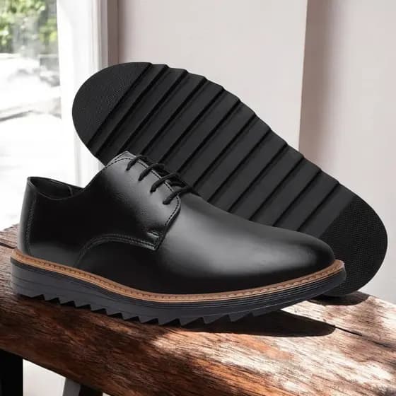 Sapato Oxford Social Casual Derby Conforto Masculino Esporte Fino Elegante Trabalho Confortável