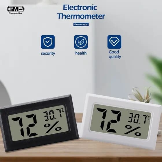 Mini lcd digital termômetro higrômetro medidor testador sonda incubadora medidor de umidade temperatura sensor detector