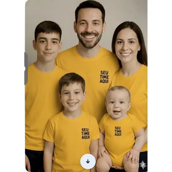 kit de 5 peças de camisetas em malha 100%algodao