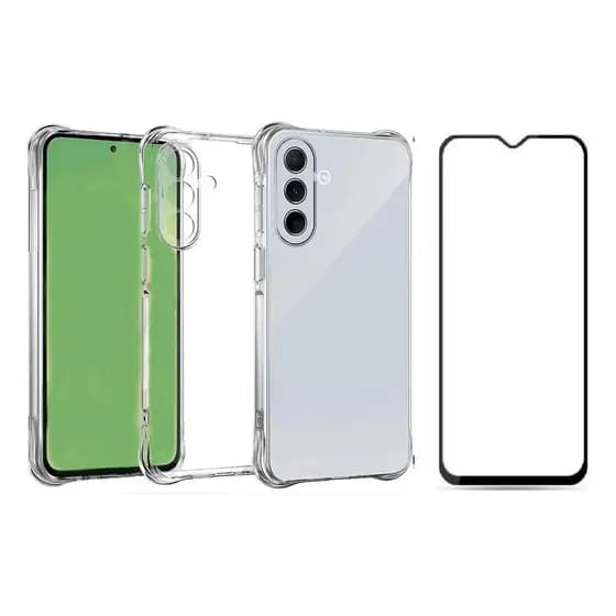 Capa Capinha + Pelicula 3d Vidro Para Galaxy A56
