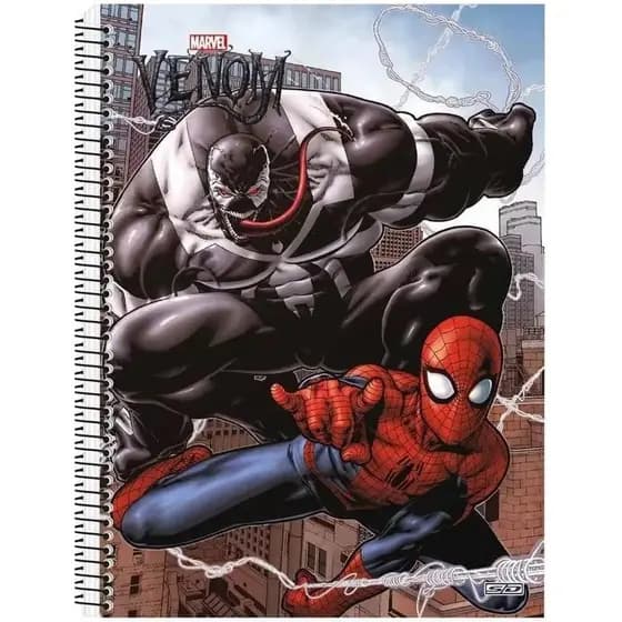 Caderno Spiderman Venom Univ.10 Materias 160fls C/dura